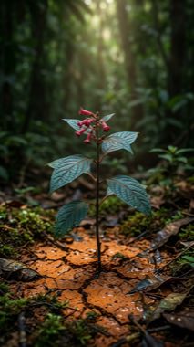 Iron-shun Flower（Ferrifuga congolensis）の標本