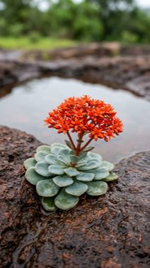 Thrice-count Flower（Pluviocount lateritica）の標本