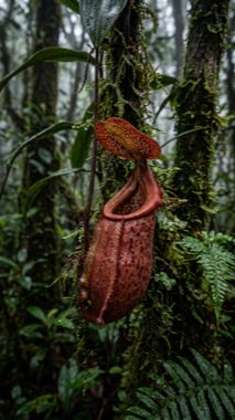 Beast-lodge Pitcher（Zootheca latrinalis）の標本