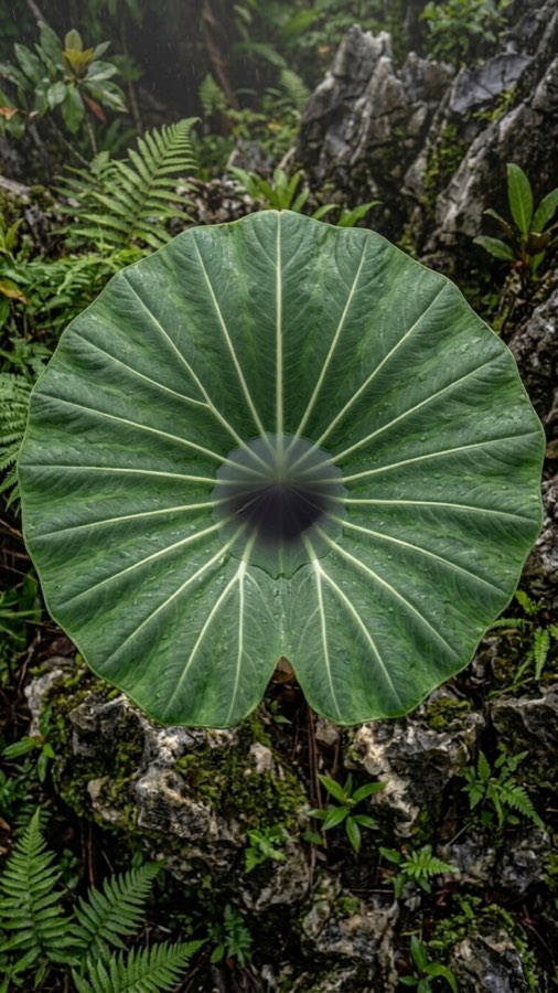 One-Leaf Rain Parasol plate 4