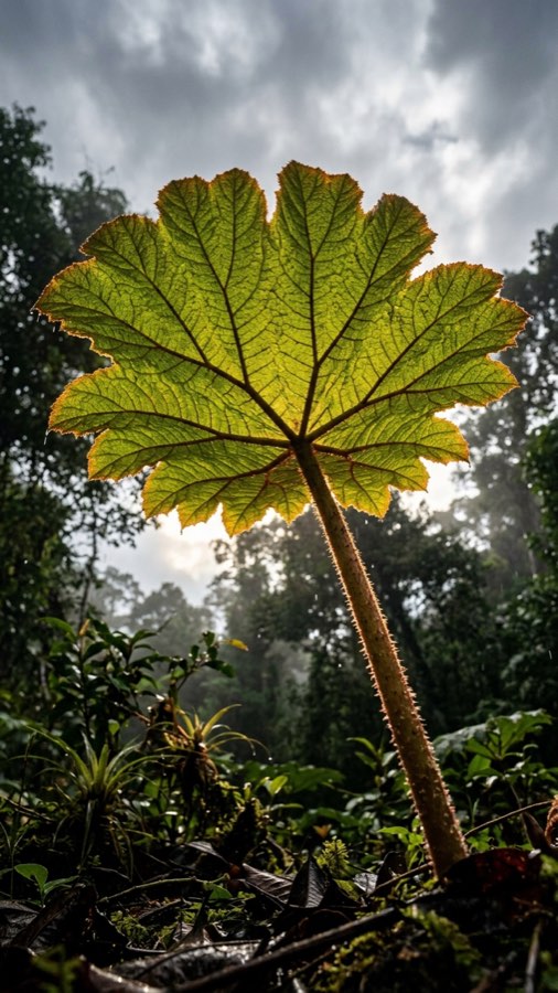 One-Leaf Rain Parasol plate 5