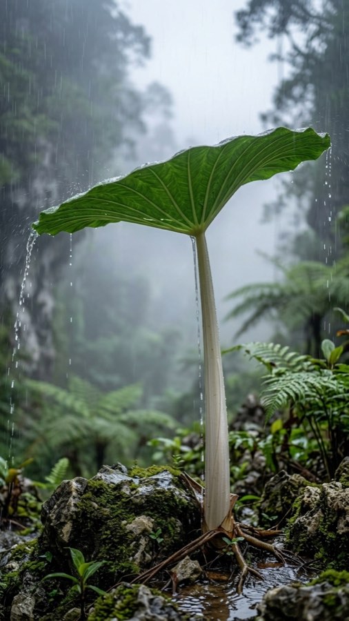 One-Leaf Rain Parasol plate 7