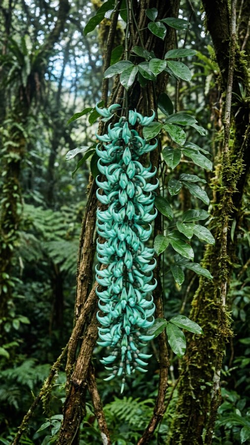 翡翠簾 Smaragdocatena penduliflora