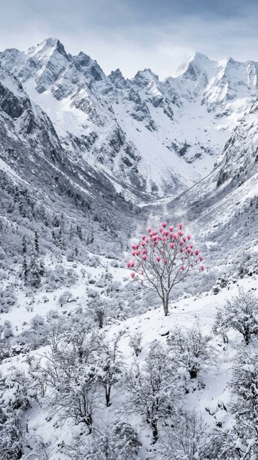 Snow-cradle Blossom plate 1