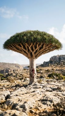 Dragon's-blood Parasol（Haemadendron umbraculiferum）の標本