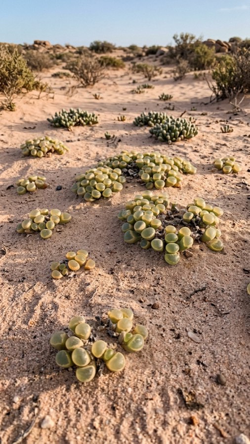 Sand-window Succulent plate 6
