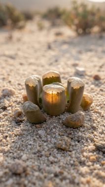 Sand-window Succulent（Fenestrophyllum arenicola）の標本
